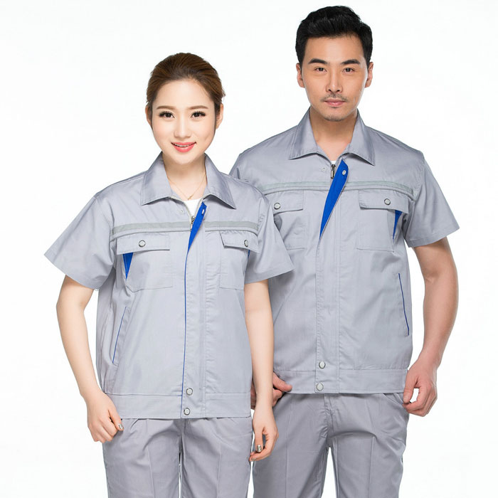 工人施工工作服 藍色工作服套裝 JL-GC009