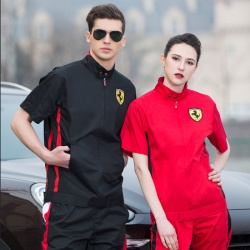 法拉利汽車(chē)4S店工作服 維修工作服 JL-QX016