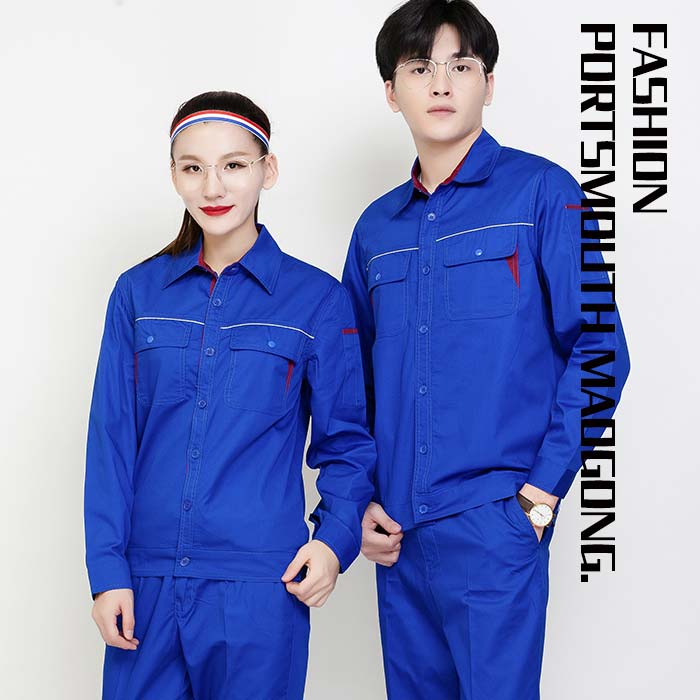 純棉工作服定做 夏裝長(zhǎng)袖 JL-GC008